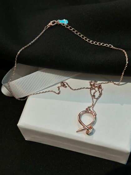 s925 18k Rosegold Plated Necklace