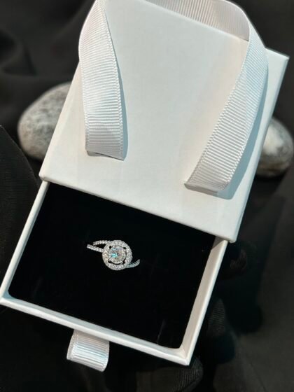 925 Sterling Silver ring for the Bride